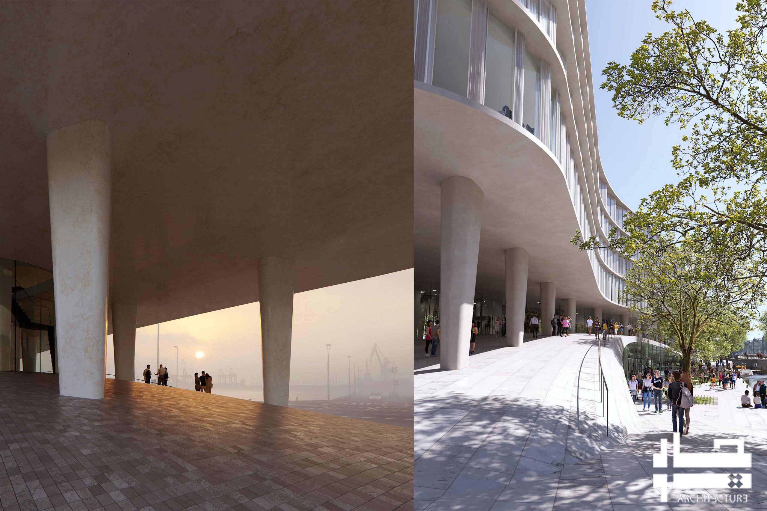 طراحی ابتکاری دروازه جدید شهری:«ساختمان هینج»